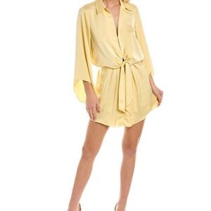 Ramy Brook Small Penny Mini Dress Yellow Daffodil - excellent condition -
